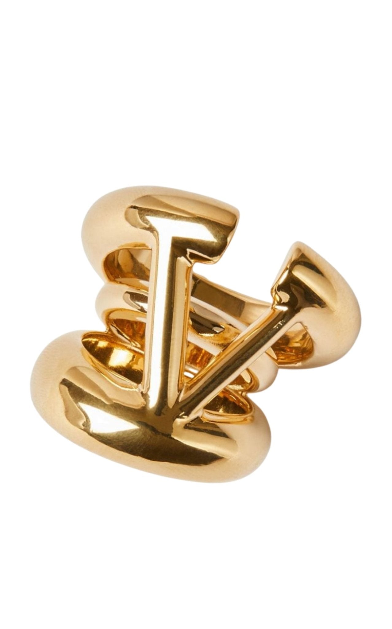 Valentino Garavani VLogo Signature Gold-Tone Ring