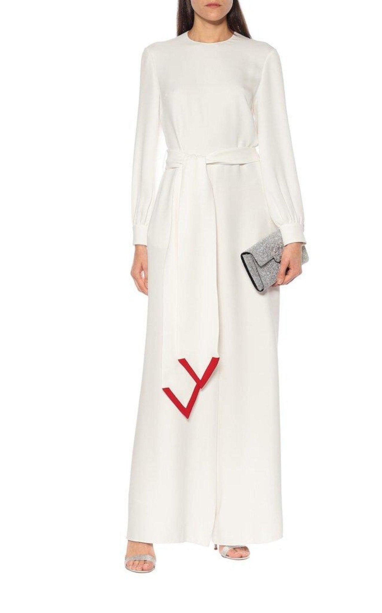 Valentino Long Couture Silk Cady Jumpsuit - Runway Catalog