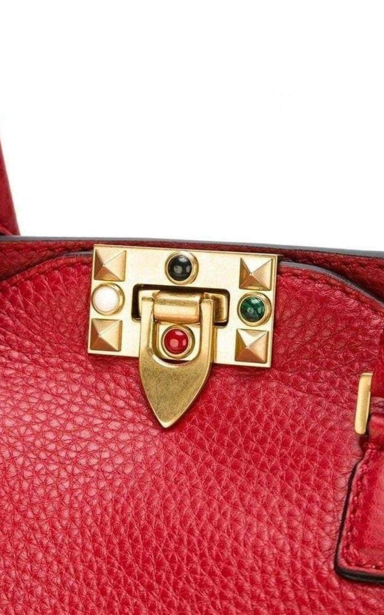 Valentino Rockstud Rolling Trapeze Tote Bag - Runway Catalog