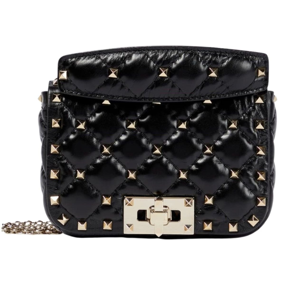 Valentino Rockstud Spike Mini Leather Shoulder Bag - Runway Catalog