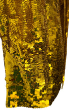 Valentino Sequin Tulle Mini Dress In Gold - Runway Catalog
