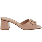 Sandales à talons en cuir verni Valentino Vlogo Signature - Catalogue défilé