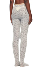 Valentino White 'Chez Valentino' Lace Tights - Runway Catalog