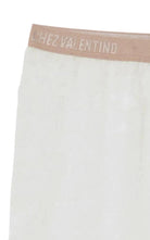 Valentino White 'Chez Valentino' Lace Tights - Runway Catalog