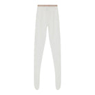Valentino White 'Chez Valentino' Lace Tights - Runway Catalog