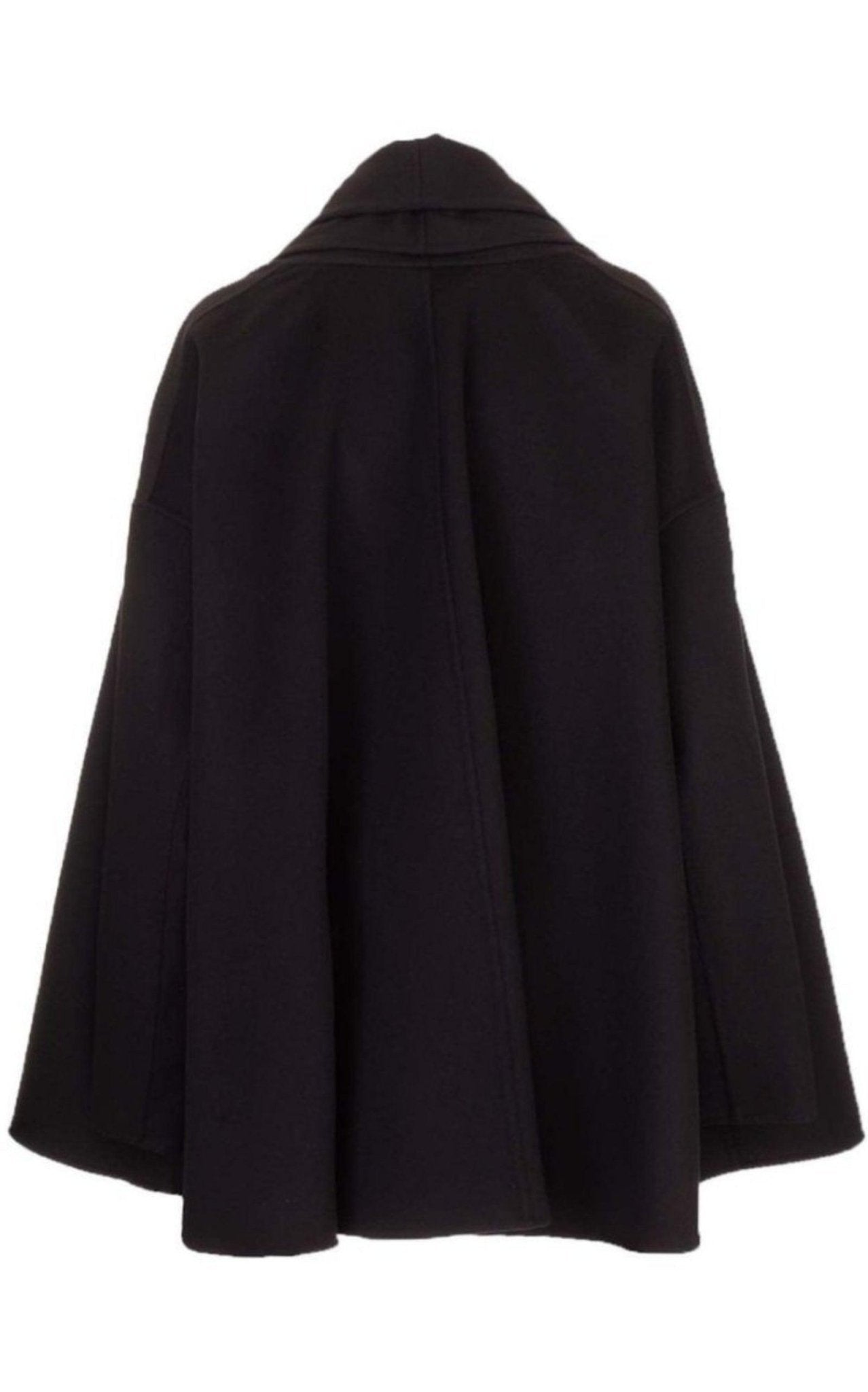 Valentino Wool-Cashmere Cape Coat