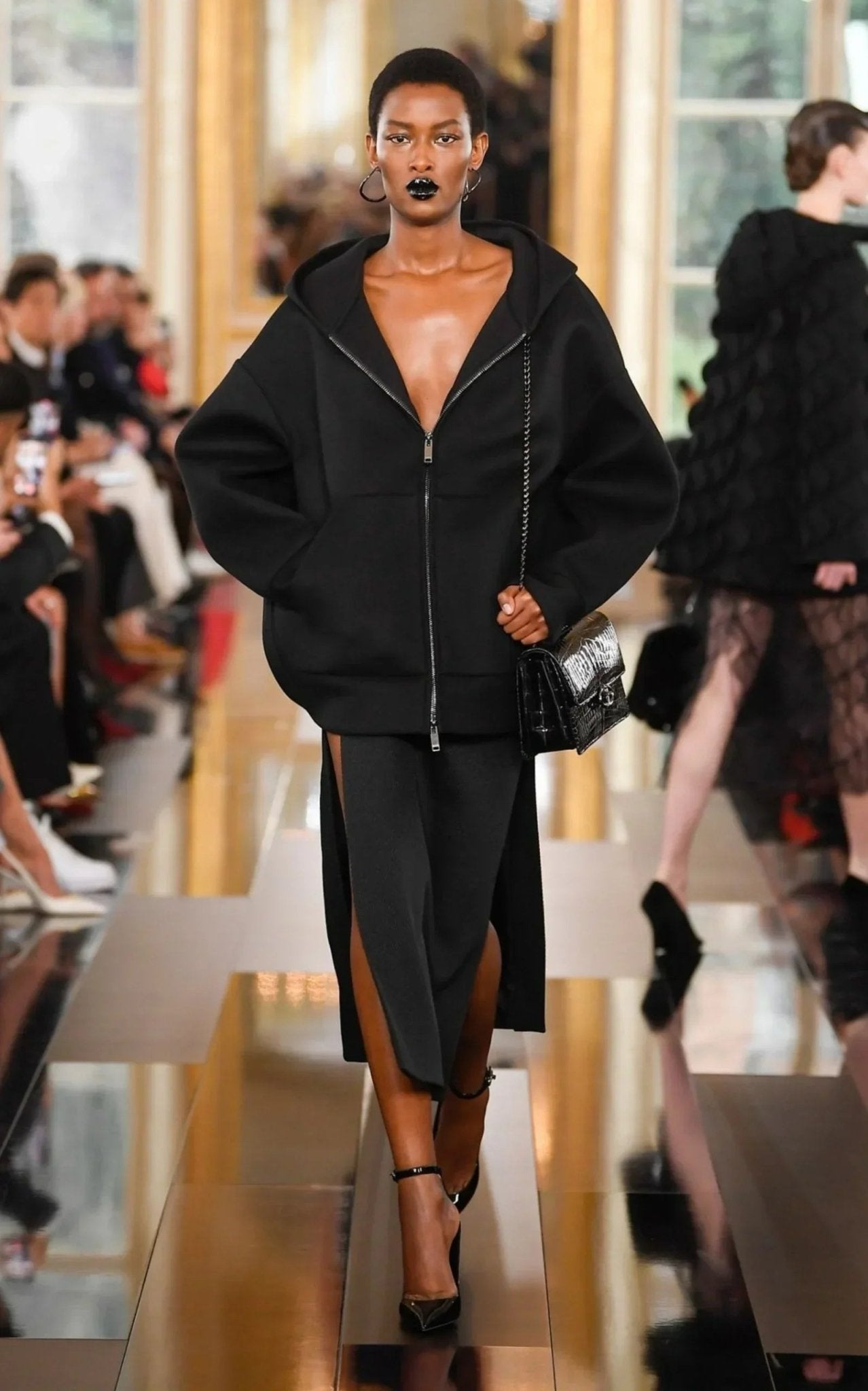 VALENTINO カバーオール valentino-zip-up-drop-shoulder