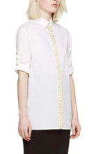 Versace Embroidered Placket Shirt - Runway Catalog