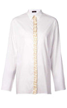 Versace Embroidered Placket Shirt - Runway Catalog