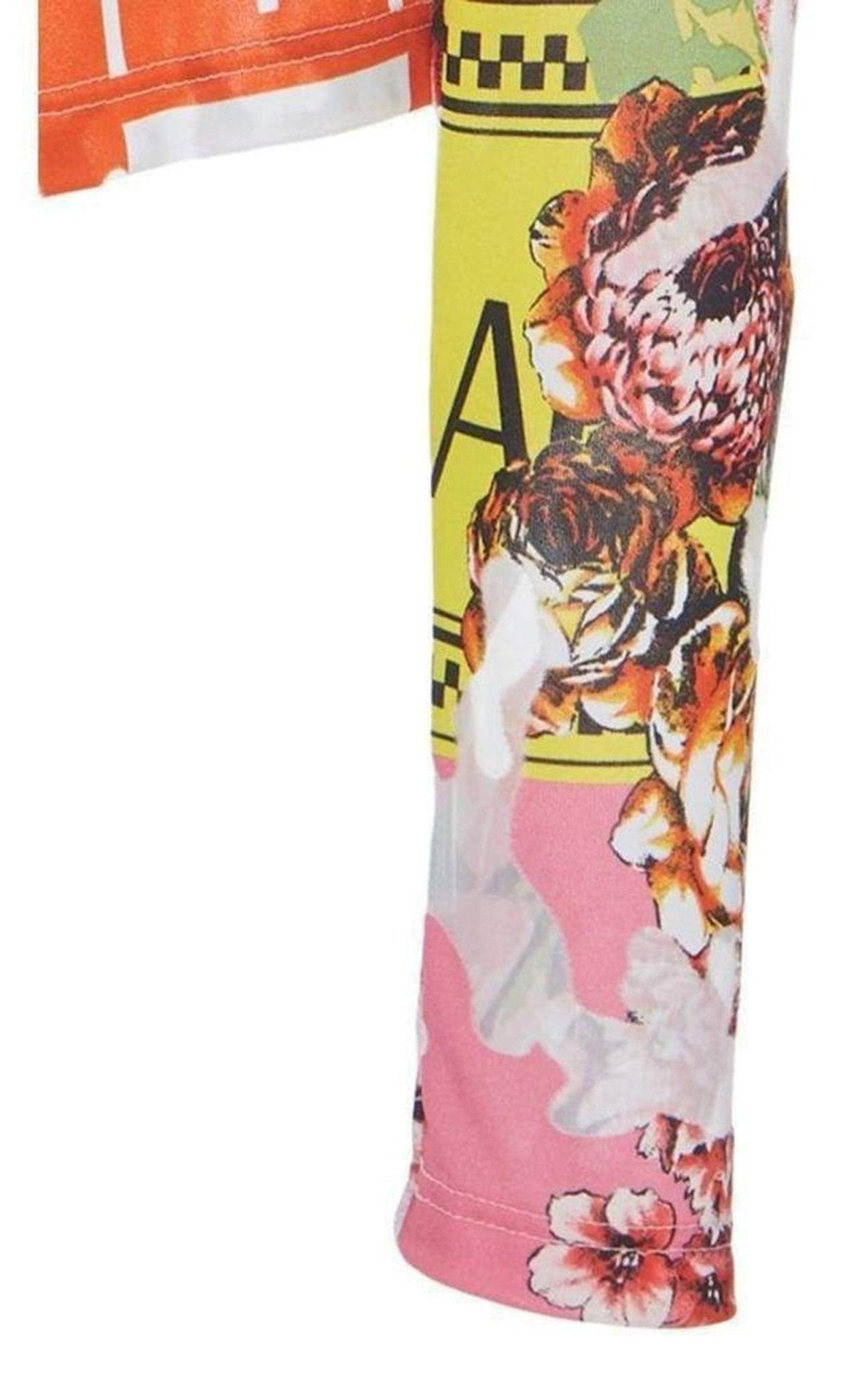 Versace Floral Jersey Top - Runway Catalog