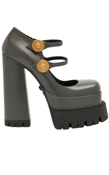Versace Medusa Aevitas Platform Mary Janes Pump