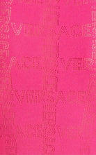 Versace Perforated Logo Stretch Knit Sweater - Runway Catalog