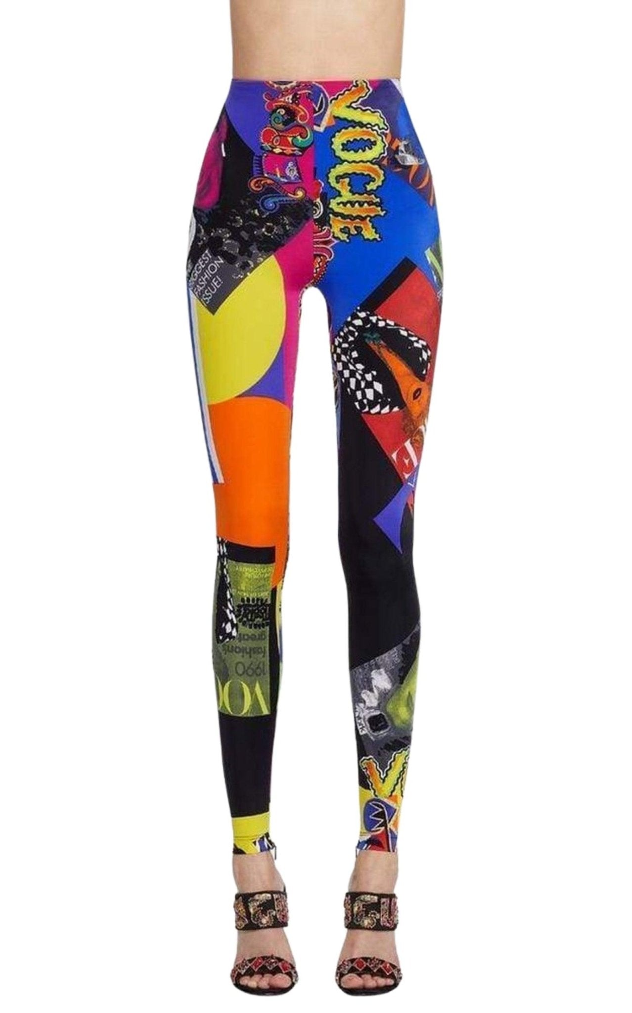 Versace Print Tribute Tights - Runway Catalog