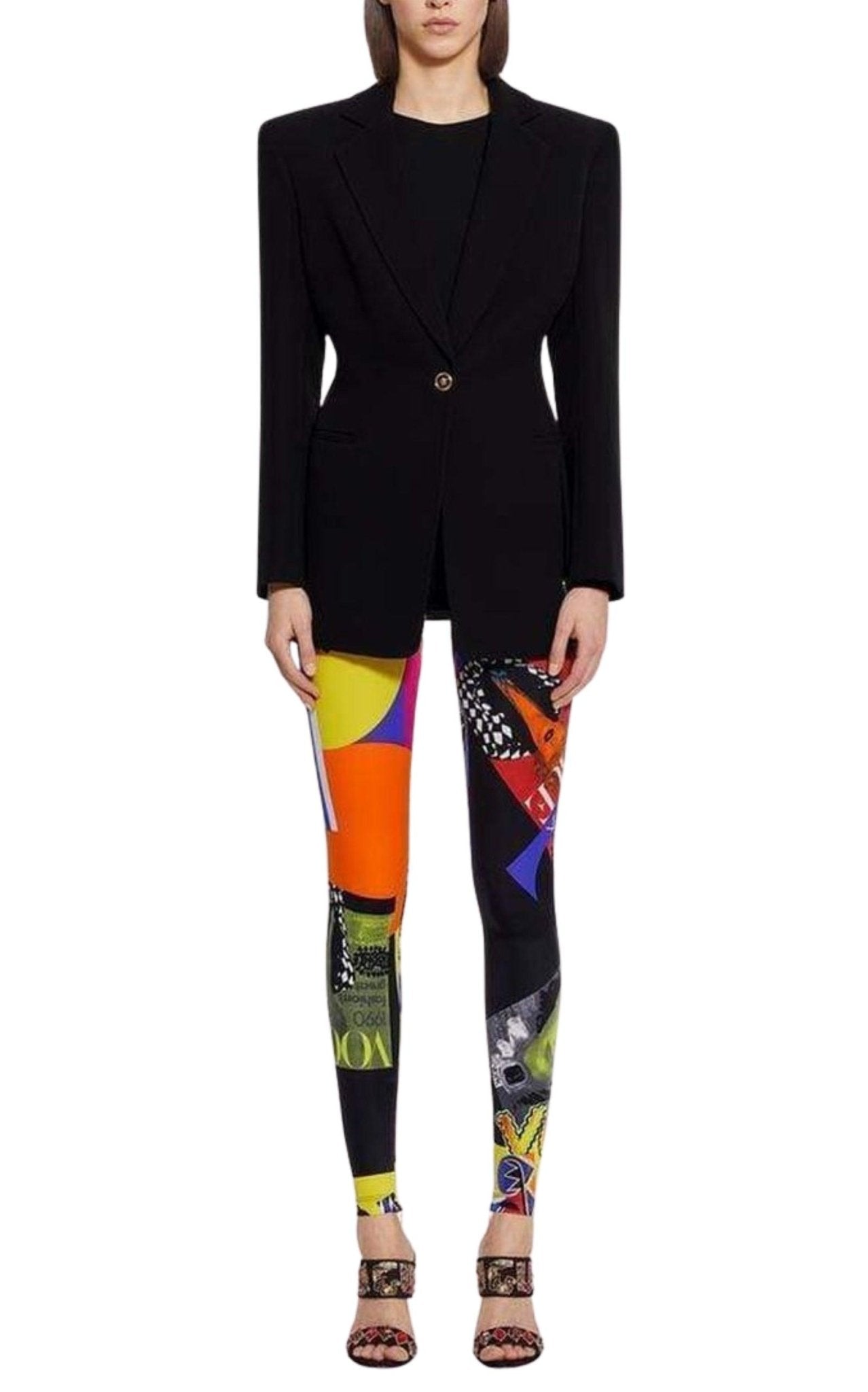 Versace Print Tribute Tights - Runway Catalog