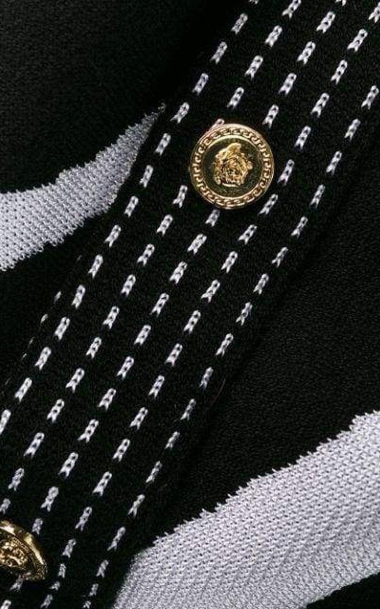 Versace Zebra Print Sweater Dress - Runway Catalog