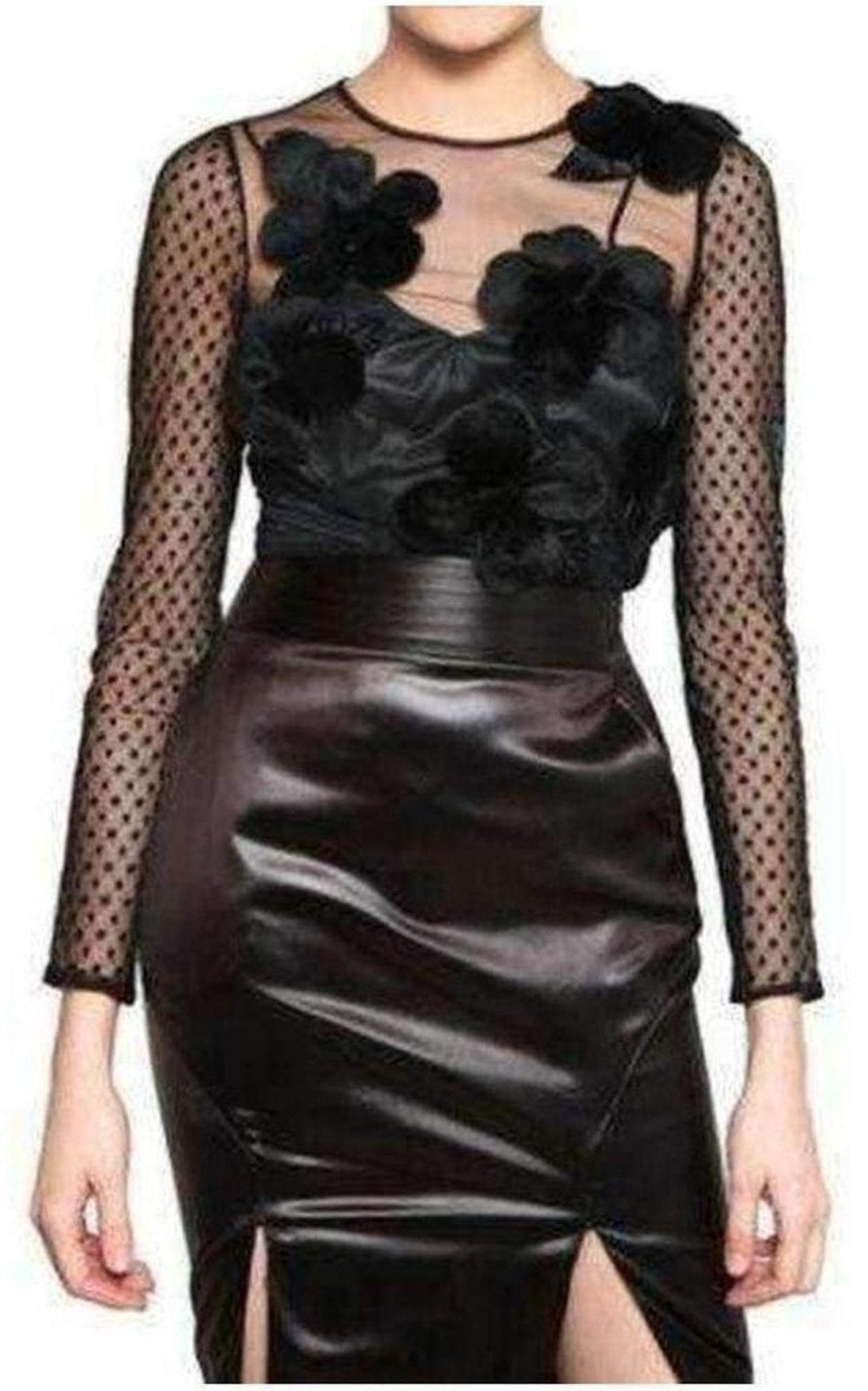 Viktor & Rolf Flower Tulle Top