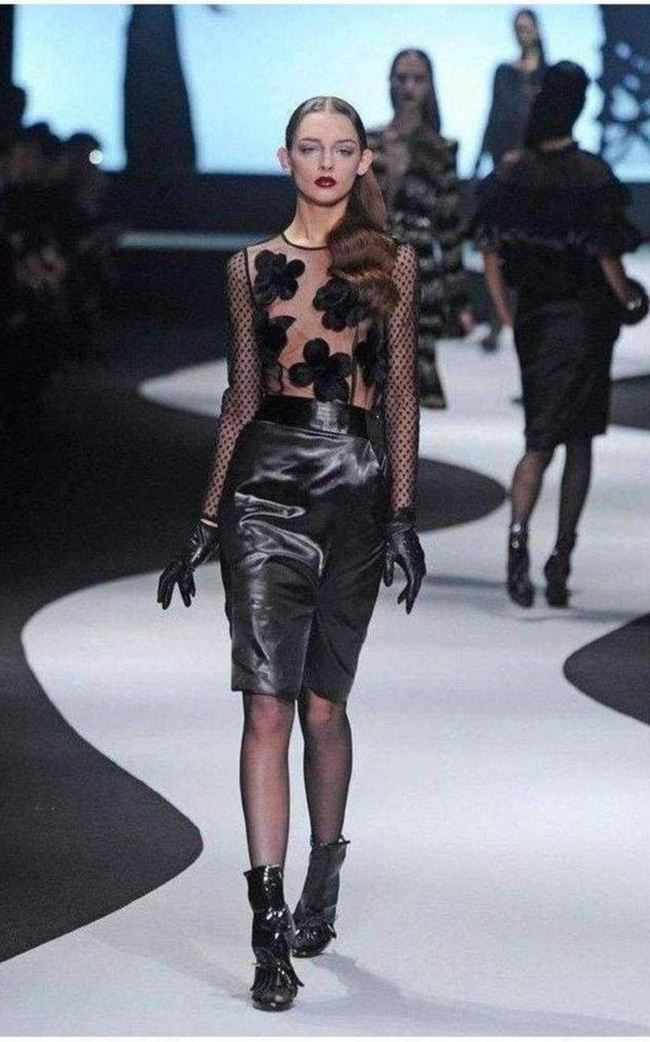 Viktor & Rolf Flower Tulle Top