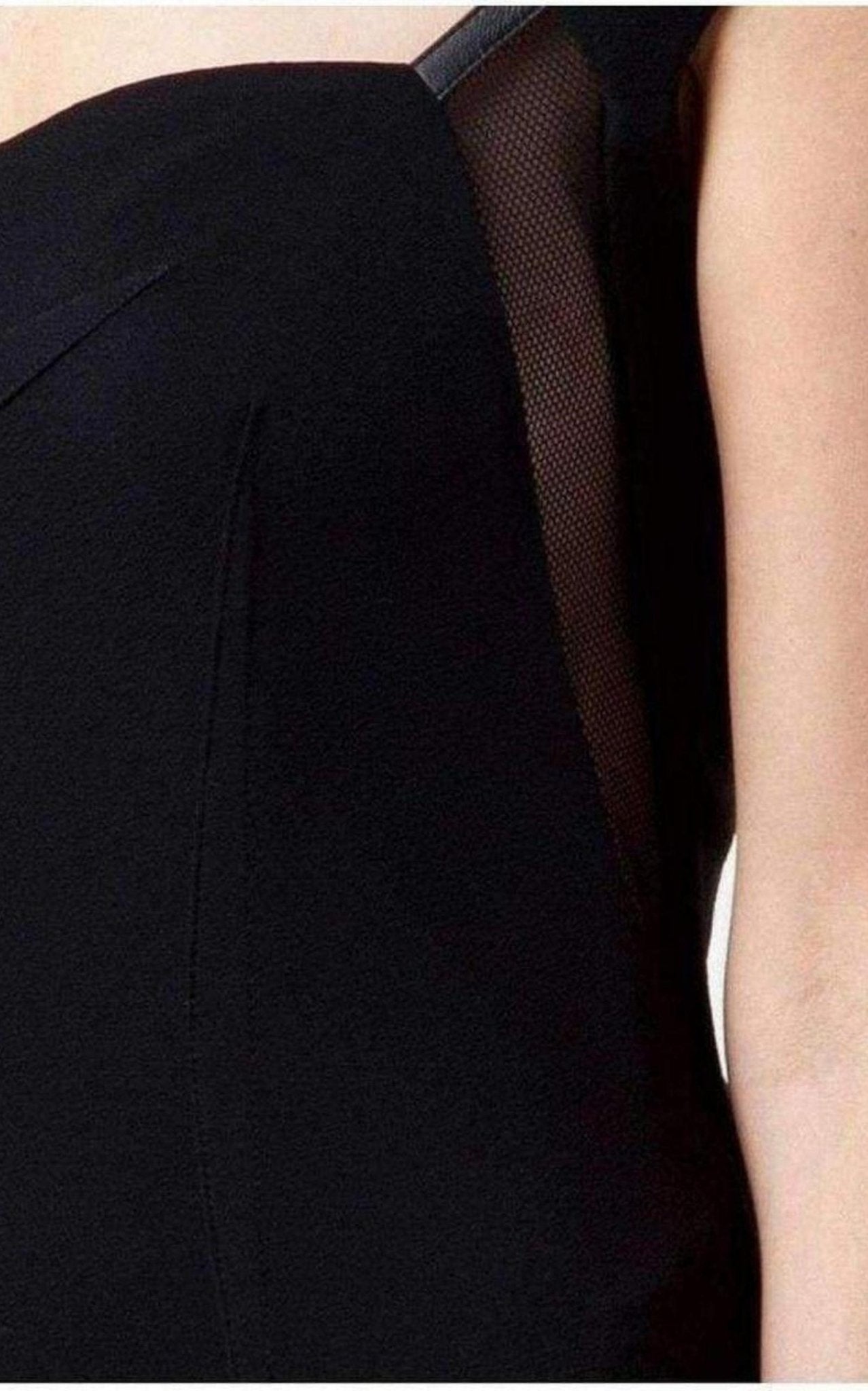 Yigal Azrouel Schwarzes mattes Kleid – Laufsteg-Katalog