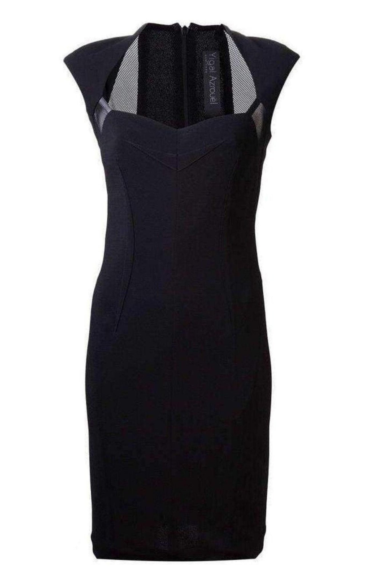 Yigal Azrouel Schwarzes mattes Kleid – Laufsteg-Katalog