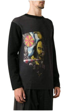 Yohji Yamamoto Portrait Print Black Sweater - Runway Catalog