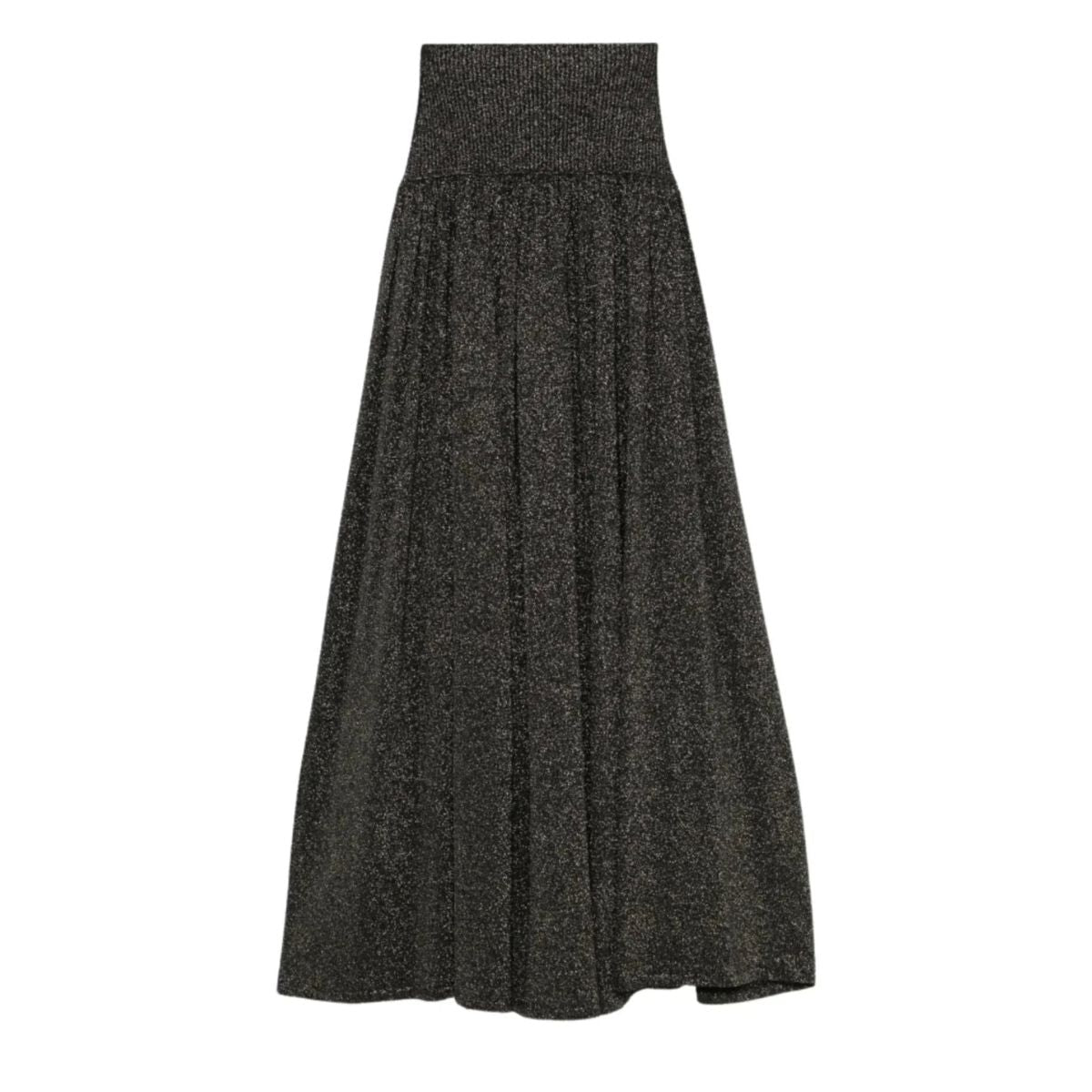 Zimmermann Crush Metallic Flare Skirt