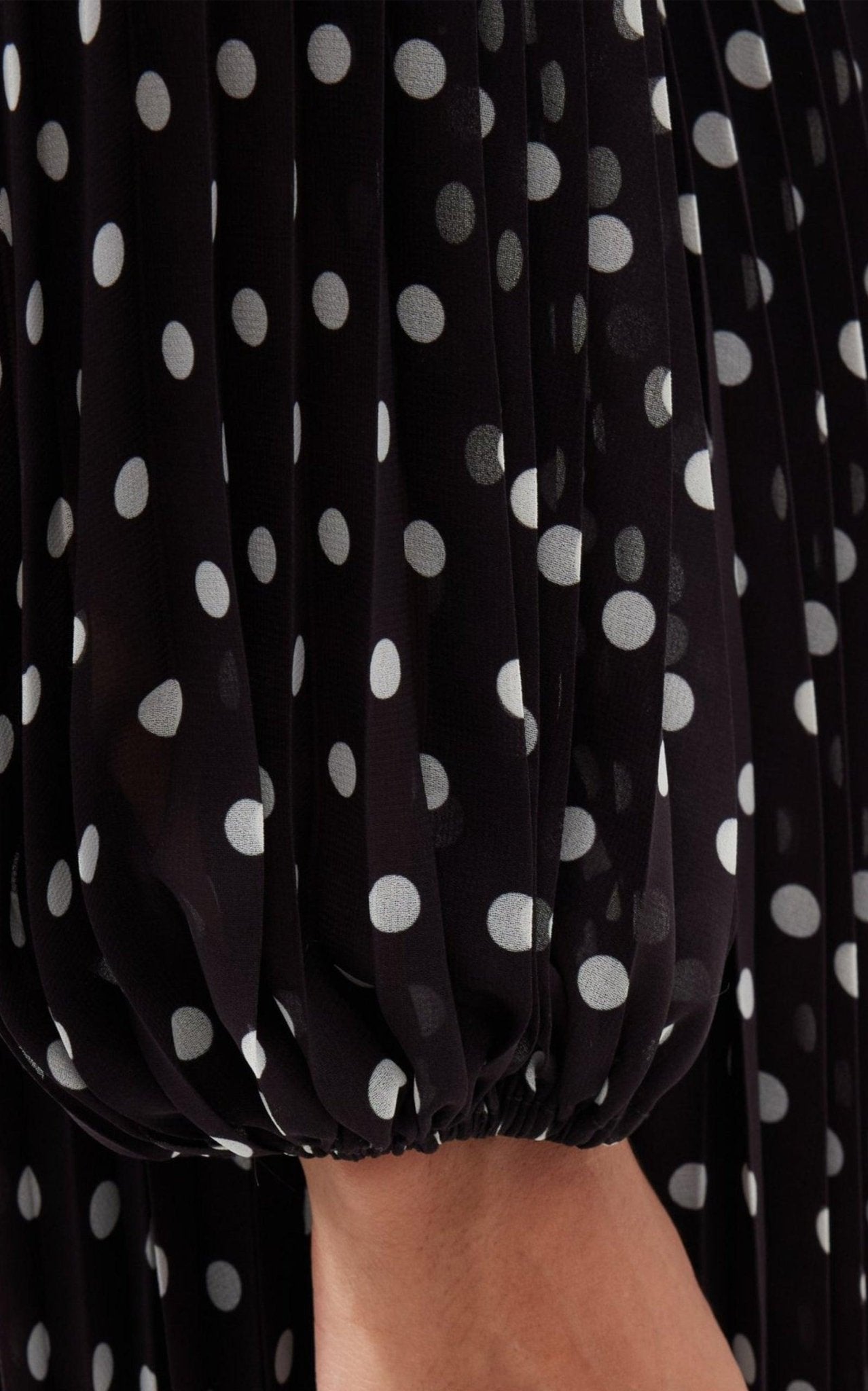 Zimmermann Polka Dot-print Pleated Dress