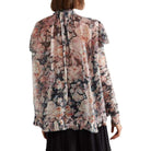 Zimmermann Tempest Frolic Ruffled Floral Print Silk Blouse - Runway Catalog
